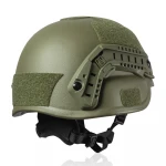 Шолом Mich 2000 з НВМПЕ Ops Core олива. Рівень захисту NIJ IIIA 3