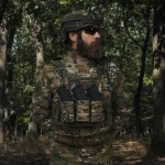 Одинарный подсумок под магазины АК/АR (тканевый). Мультикам 6