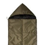 Спальний мішок літній (ковдра з капюшоном), 220 х 73 см. Колір Хакі. 4