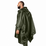 Пончо Piligrim 2.0 Rip-Stop. Вологостійке з розширеною горловиною. Олива 2
