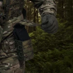 Двойной закрытый подсумок с клапаном под магазины АК/АR/РПК-74. Мультикам 6