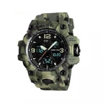 Тактичний годинник Skmei 1155. Водостійкий корпус. Green Camo 2