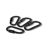 Карабін тактичний універсальний, 80 мм. Сталевий. Колір Чорний 4