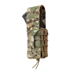 Двойной закрытый подсумок с клапаном под магазины АК/АR/РПК-74. Мультикам 2