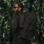 Рюкзак Mil-Tec на 75 л з водовідштовхувальним покриттям. Олива 3