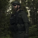 Сумка-напашник PRO 1-го класу захисту. Розмір L (16х22 см). Матеріал Cordura 1000. Чорний 7