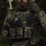 Підсумок одинарний пластиковий для магазину АК/AR. Мультикам 6