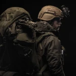 Кевларовий шолом ARCH Helmet (ECH) MICH зі збільшеною площею захисту. Олива 9