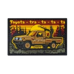 Патч (шеврон) “Toyota-tra-ta-ta-ta” від Ukrarmor. М’який ПВХ пластик