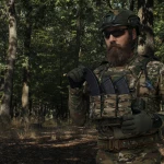 Одинарный подсумок под магазины АК/АR (тканевый). Мультикам 7