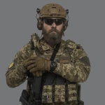 Активні навушники Earmor M31H (Helmet version) з кріпленням ARC rail. Койот 6