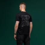 Футболка Basic Military T-Shirt. Avdiivka. Топографічна карта. Чорний 6