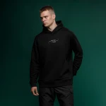 Худі M1 Mono колекція NAME. Cotton and polyester. Колір Чорний 2