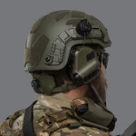 Активні навушники Earmor M31H (Helmet version) з кріпленням ARC rail. Олива 9