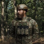 Потрійний еластичний підсумок для магазинів АК/АR відкритого типу з кріпленням MOLLE. Мультикам 2