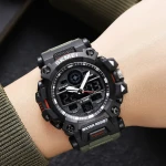 Тактичний наручний годинник Skmei 2226. Вологостійкий корпус. Army Green 2