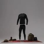 Термобілизна 1+ рівень TOUNDRA I+ (Cold Weather Thermal System). Чорний 10