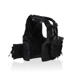 Бойовий бронежилет IBV-1. Вага 3.6 кг. Збільшена площа захисту. Чорний. L/XL 2