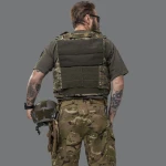 Бойовий бронежилет IBV-1. Вага 3.1 кг. Збільшена площа захисту. Мультикам. S/M 10