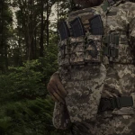 Протиуламковий фартух 2-го класу захисту (з балістичним пакетом). Розмір L. Піксель (мм-14) 9