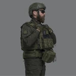 Тактический разгрузочный пояс 1-го класса защиты. Олива. S/M 9