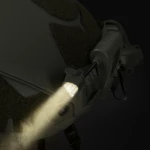 Тактичний ліхтарик LT-09-T на шолом з 4-ма світлодіодами. Олива 2