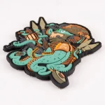 Патч (шеврон) «Восьминіг» від Brand Element. М’який ПВХ пластик 4