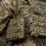 Бокові бронепластини 3 клас захисту (комплект) НВМПЕ 21.5х16 см. Піксель (мм-14) 7