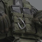 Карабін тактичний універсальний, 80 мм. Сталевий. Колір Сірий 4