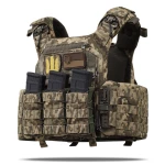 Бронежилет 6-го класу (PRO). Вага 6.3 кг. Керамічні плити 2.9 кг. Піксель (мм-14) 3