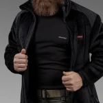 Кофта флісова тактична Polartec® High Loft Tactical. Чорний 6