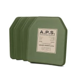 Плиты керамика 6 класс защиты (комплект). Вес 4.8 кг. Размер M (25х30 см.) A.P.S. Олива 3