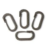 Карабін пластиковий універсальний, 60 х 40 мм. Колір Олива 2