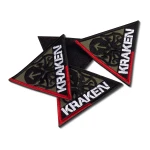 Шеврон (нашивка) Kraken, 8.5х9 см. Треугольный 4