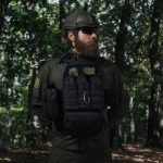 Сумка-напашник стандартна 2-го класу захисту. Матеріал Cordura 1000. Чорний 4