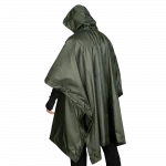Пончо Piligrim. Вологостійке з військовим забарвленням. Темна олива 3