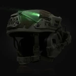 Тактичний ліхтарик LT-09-T на шолом з 4-ма світлодіодами. Олива 7