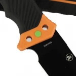 Ніж Ganzo G8012V2 помаранчевий з паракордом та кресалом. Вуглецева сталь 4