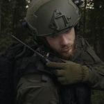 Підсумок для рації. Кріплення Molle. Cordura 1000. Колір Чорний 4