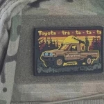 Патч (шеврон) “Toyota-tra-ta-ta-ta” від Ukrarmor. М’який ПВХ пластик 2