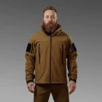 Куртка тактична Softshell Hawk Jacket. Захист від вітру та вологи.  Койот 2