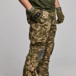 Тактичні штани з наколінниками. Армований Rip-Stop, піксель (мм-14) 3