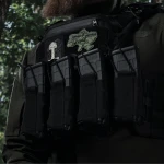 Боковий лівосторонній еластичний підсумок для магазинів АК/АR та турнікетів відкритого типу з кріпленням на липучці. Чорний 3