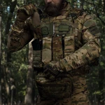 Одинарний закритий підсумок з клапаном під магазин АК/АR. Мультикам. 6