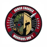 Патч (шеврон) «Evolution» від А.Т.А.К.А. М’який ПВХ пластик. Червоний