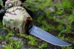 Тактичний ніж Ельфійська обіцянка Blade Brothers Knives з чорним полімерним покриттям 6