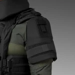 Плечовий захист з балістичними пакетами 1-го класу. STANAG 2920. Чорний 4
