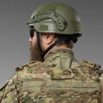 Шолом Mich 2000 з НВМПЕ Ops Core олива. Рівень захисту NIJ IIIA 8