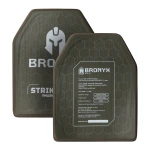 Керамічні бронеплити 5 класу Bronyx (комплект). Вага 5.96 кг. Розмір L (26х33 см)
