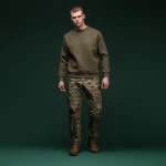 Світшот Base Soft Sweatshirt. Вільний стиль. Колір Олива/Olive 2